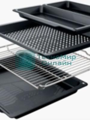 Духовой шкаф электрический Bosch HJG852YT0T Serie 6, 60 см, 66 л, черный матовый,сенсорное управление, 8 режимов+AutoPilot 30(30 автоматических программ), LCD-дисплей, галогенное освещение, самоочистка EcoClean,Soft Open and Soft Close door,телескопические направляющие на 2 уровнях