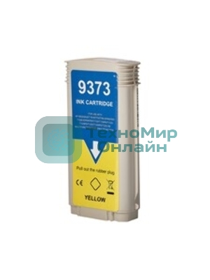 Картридж струйный Sakura C9373A (№72 Yellow) для HP, желтый, 130 мл.
