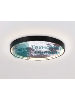 Настенно-потолочный светодиодный светильник Ambrella light FW11111 BK черный 18W LED 3000-6400K D300*38