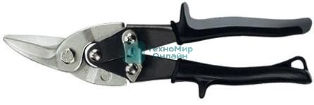 Ножницы по металлу Gross 78321 250 мм прямой и левый резсталь-СrMo двухкомп. рук-ки