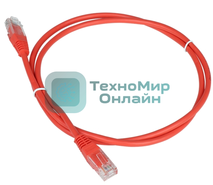 Патч-корд TWT UTP кат.5e, с заливными колпачками, 0.15 м, оранжевый