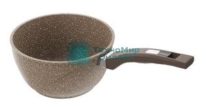 Ковш Мечта Гранит brown 1,7 л, 82806, несъемная ручка, стеклянная крышка