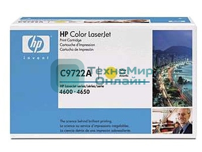 Картридж лазерный HP C9722A желтый для Color LJ 4600 Series 8000 стр.