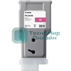 Картридж струйный Canon PFI-207 M пурпурный для для iPF680/685/780/785 300мл (8791B001)