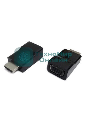 Переходник Gembird Переходник HDMI-VGA Cablexpert A-HDMI-VGA-001, 19M/15F
