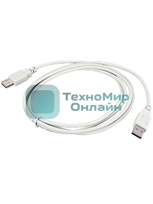 Кабель Rexant USB A - USB A 3 метра, серый