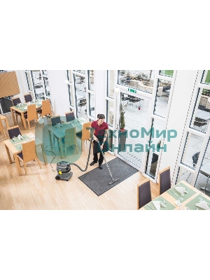 Пылесос Karcher NT 22/1 Ap L серый, 1300 Вт, уборка влажная и сухая, пылесборник мешок 22 л