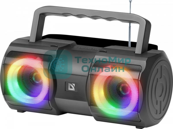 Акустическая система Defender Beatbox 20 черный Мощность звука 20 Вт да 1 кг