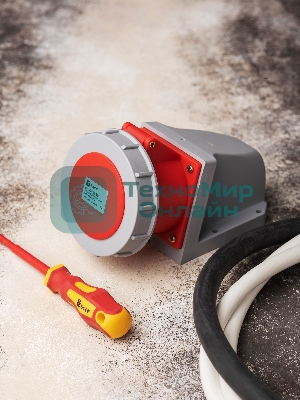 Розетка стационарная наружная 1252 3Р+РЕ+N 32А 380В IP67 PROxima EKF ps-1252-32-380