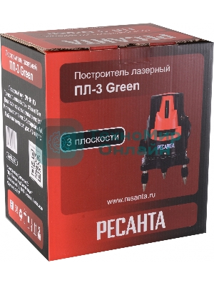 Построитель лазерный ПЛ-3 Green Ресанта