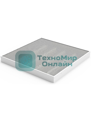 Светильник светодиодный Gauss MIR 595х595х50 35Вт 3500лм 4000К IP40 офисный встраив. накладной с рассеив. призма (аналог ЛВО)