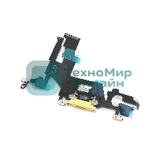 Шлейф разъема питания для iPhone 11 золотой