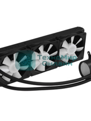 Система жидкостного охлаждения для ПК/ Water Cooling System NZXT Kraken Plus 360 RGB V2 (260W, 360mm, LED temp., Black, RGB/ Fans: 3x120mm, 75.05CFM, 31.9dBA, 2400RPM/ Pump height 55.97mm, 2800RPM, Rad thickness 27mm/ S: 1851, 1700, 1200, 115X, AM5, AM4)