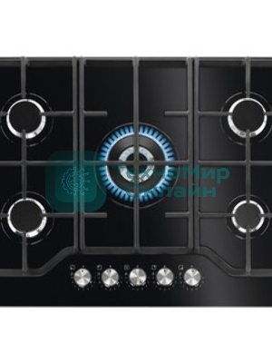 Газовая варочная панель Electrolux KGG75362K черный