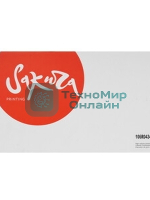 Картридж лазерный Sakura 106R04348 для Xerox, черный, 3000 к.