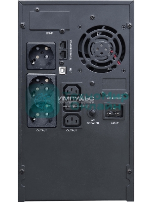 Источник бесперебойного питания Импульс Интерактивная, 3000 ВА/2400 Вт, Tower, IEC + Schuko, LCD, USB, SmartSlot