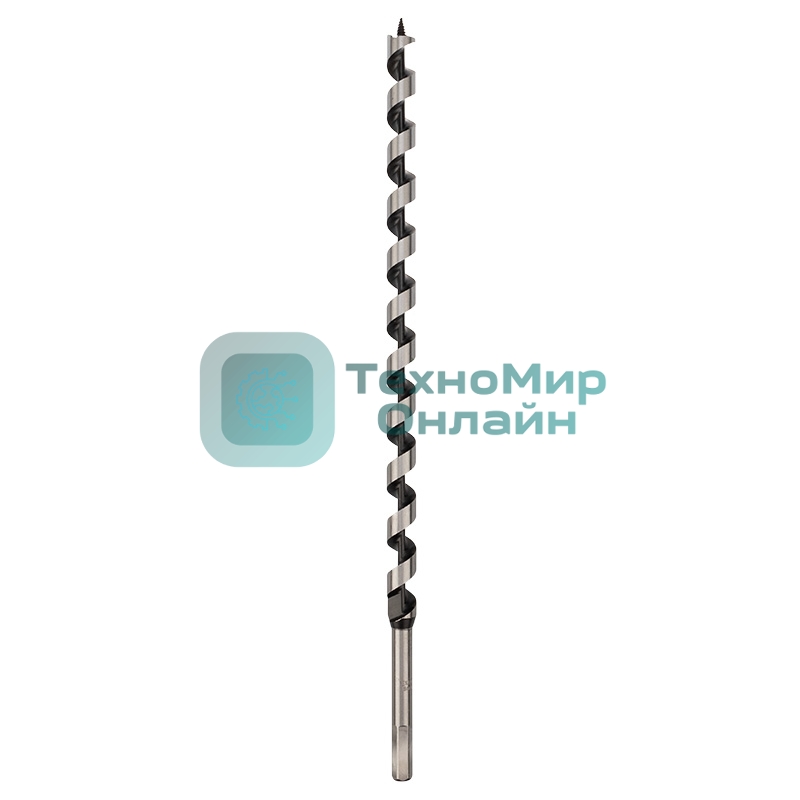 Сверло винтовое по дереву Kranz 18х460 мм, шестигранный хвостовик