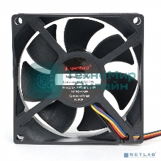Вентилятор Gembird D8025SM-4 черный 80мм 3000rpm 32db 4-pin