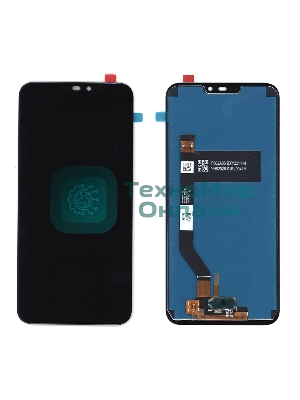 Дисплей для Honor 8C, Asus Zenfone Max (M2) ZB633KL в сборе с тачскрином, черный