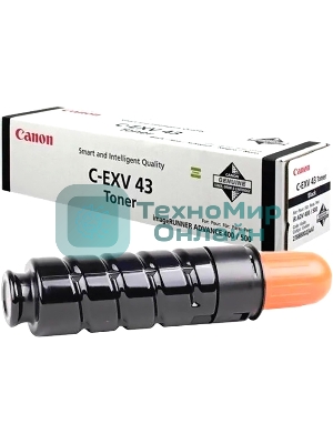 Картридж лазерный Canon C-EXV43 черный (15 200 стр) для Canon iR ADV 400i/500i
