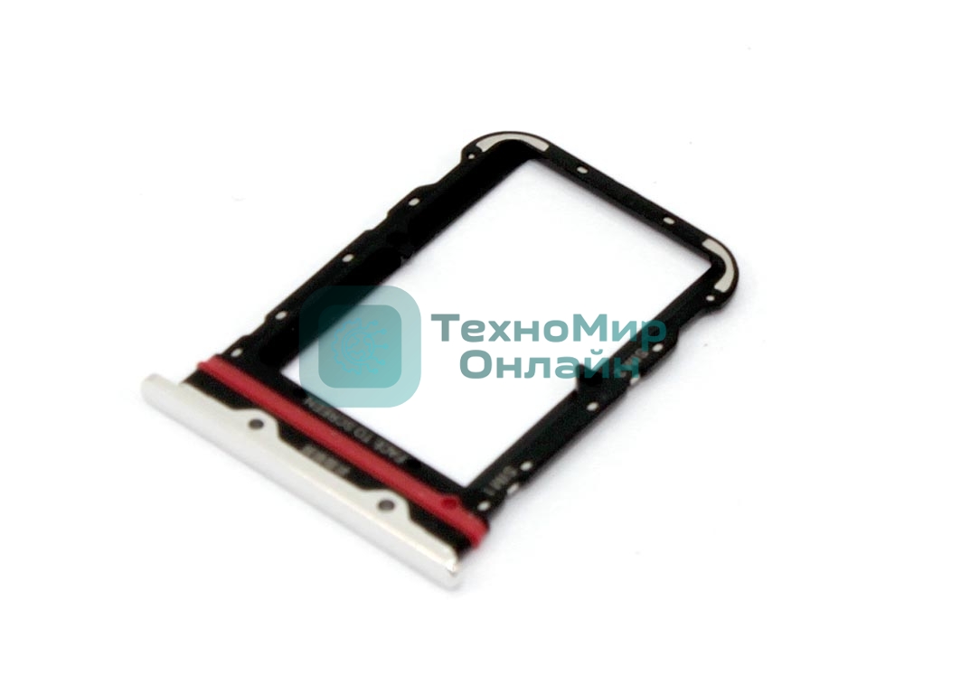 Лоток для SIM-карты Xiaomi Mi CC9 Pro серебристый