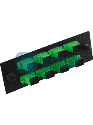 Адаптерная панель для кроссов LAN-FOBM с 8 симплексными адаптерами SC/OS2