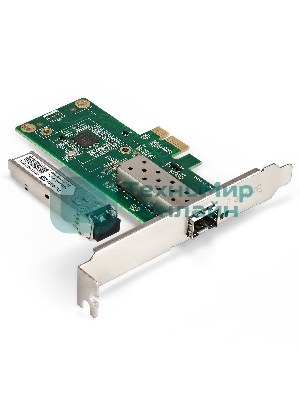 Комплект: Сетевой адаптер SFP ExeGate EXE-i210-F1 + Трансивер Multi-Mode до 550м EXT-1G-MM850-LC2-550M (EX296228RUS: PCI-E x1 v2.0, порты 1x SFP (10/100/1000Mb/s), Gigabit Server NIC Intel Chipset I210-F1 + EX298329RUS: Tx:850/Rx:850 нм, до 500 м, разъем Duplex LC)