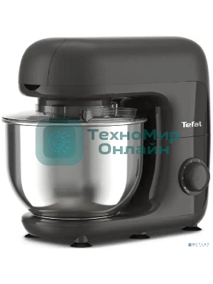 Кухонная машина Tefal Bake Essential QB161H38, черный/серебристый