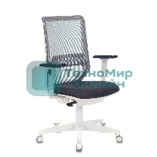 Кресло Бюрократ MC-W611N серый, сетка