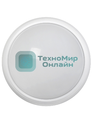Светильник LED ДПО IEK 5042Д 12Вт 4000K IP65 круг белый с АД