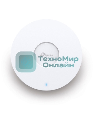 Потолочная точка доступа TP-Link EAP653 AX3000 Ceiling Mount Dual-Band Wi-Fi 6 Access Point, 1 1Gbps RJ45 Port, 574Mbps at2.4 GHz + 2402 Mbps at 5 GHz, 802.3at POE, 2 Internal Antennas
