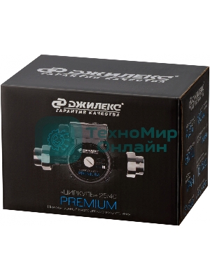Насос циркуляционный Джилекс Циркуль 25/40 PREMIUM 65Вт 3300л/час (2541)