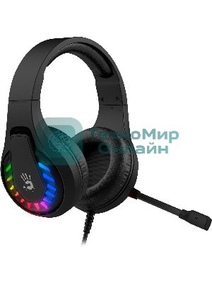 Гарнитура Bloody G230 чёрный, проводная, подсветка