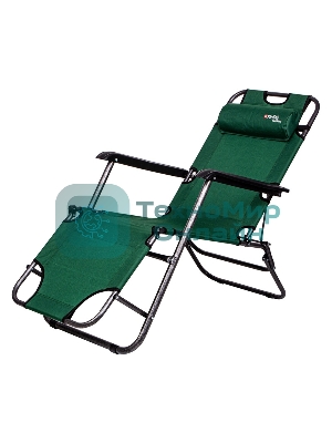 Кресло-шезлонг Palisad Camping двухпозиционное 156х60х82 см