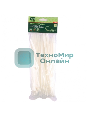 Хомуты многоразовые Сибртех 200 х 7,2 мм, пластиковые 50 шт.