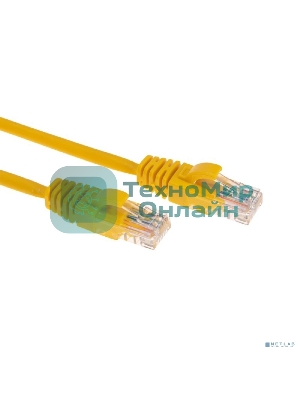 Патч-корд U/UTP Rexant cat.6, RJ45-RJ45, неэкранированный, 26AWG, LSZH, желтый, 0.5 м