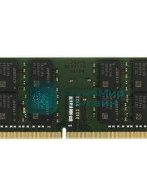 Оперативная память Kingston ValueRAM, DDR4, 16GB (1x16GB), 3200MHz, CL22, SO-DIMM