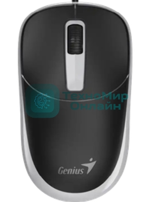 Мышь Проводная Genius DX-123 Black+Grey