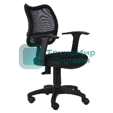 Кресло компьютерное Бюрократ Ch-797AXSN 26-28 спинка черная сетка, сиденье черное 26-28, Т-образные подлокотники