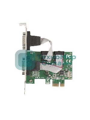 Контроллер ExeGate EXE-307 PCI-E, 2*COM port (OEM)