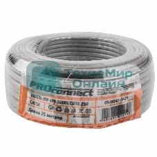 Кабель PROconnect Кабель UTP cat.5e 4 пары (25м) 0.51 мм