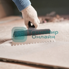 Шпатель фасадный Rexant 250 мм зуб 8х8 нержавеющая сталь, пластмассовая рукоятка