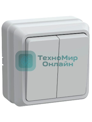 Выключатель IEK EVO20-K01-10-DC ВС20-2-0-ОБ 2кл 10А откр.уст. ОКТАВА (белый)