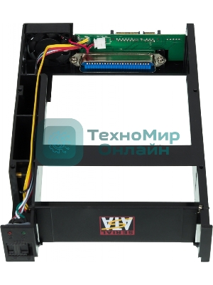 Сменный бокс для HDD AgeStar SR3P-SW-2F SATA пластик черный 3.5