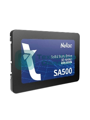 Накопитель SSD Netac SA500, 120Gb, SATA III, 2.5
