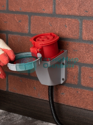 Розетка стационарная наружная 1252 3Р+РЕ+N 32А 380В IP67 PROxima EKF ps-1252-32-380