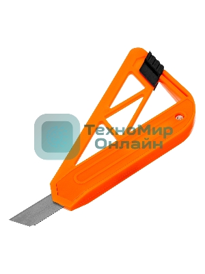 Нож Sparta 18 мм, выдвижное лезвие, для резки обоев, линейка