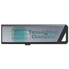 Флешка USB ADATA UE800 (AELI-UE800-256G-CSG), 256Gb, Type-C USB 3.2, R/W 1000/950, серебристый