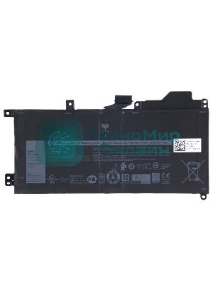 Аккумуляторная батарея для ноутбука Dell Latitude 7200 (1FKCC) 7.6V 38Wh