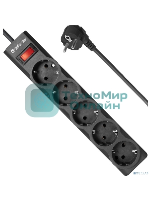 Сетевой фильтр Defender 3M ES LARGO 5OUTL.